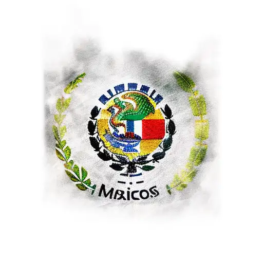 flags México and Bolivia tattoo design idea