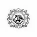 flags México, Bolivia tattoo design idea