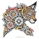 peru and washington dc tattoo design idea