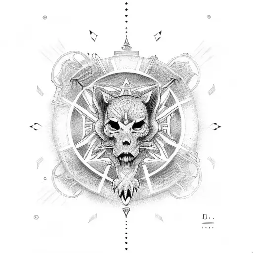 Heavens gates tattoo design idea