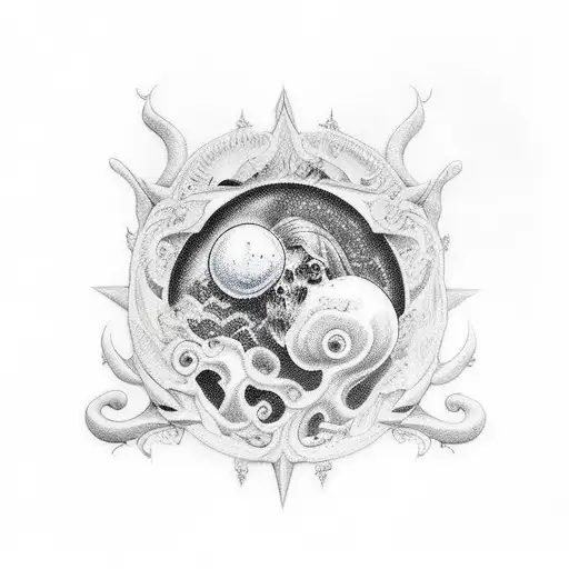 Heavens gates tattoo design idea