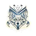 bosque  lobo  tattoo design idea