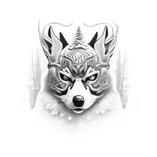 snowmobile tattoo design idea