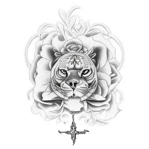 pastor alemão  tattoo design idea