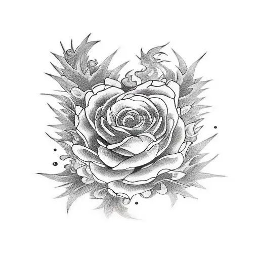 for the entire arm, differents plants and flowers with smoke effect and eyes shadows tattoo design idea