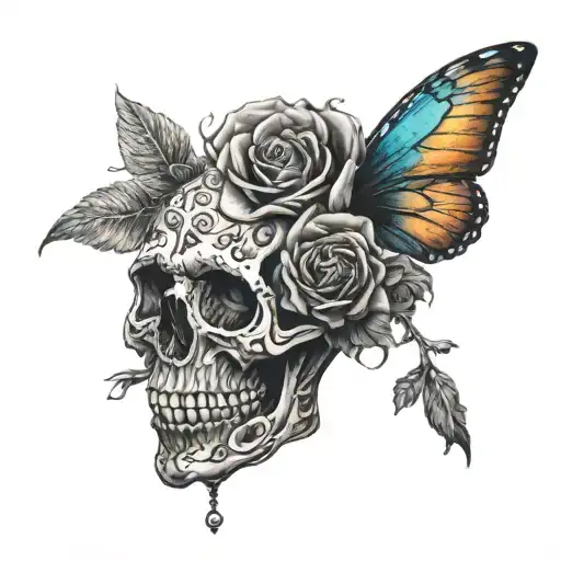 Birthday tattoo design idea