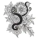 Date tattoo design idea