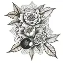 Date tattoo design idea