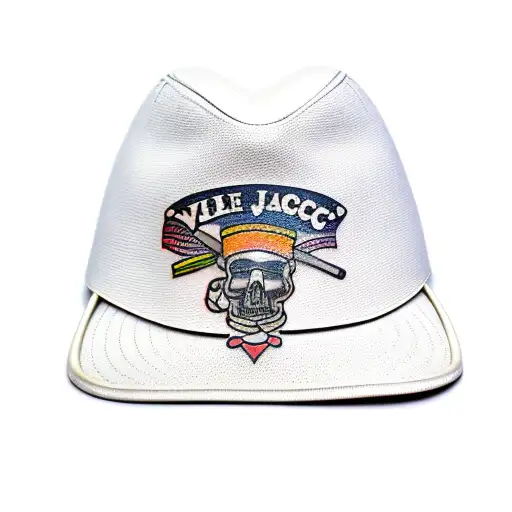 Hat with shovel tattoo design idea