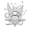 adventure time fern tattoo design idea