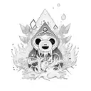 adventure time fern tattoo design idea