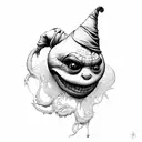 oogie boogie tattoo design idea