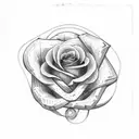 snake wrapped around rose tattoo design idea