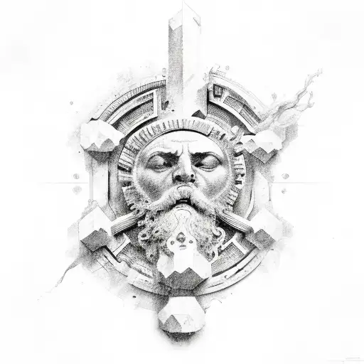 anciant greek pancration and MMA tattoo design idea