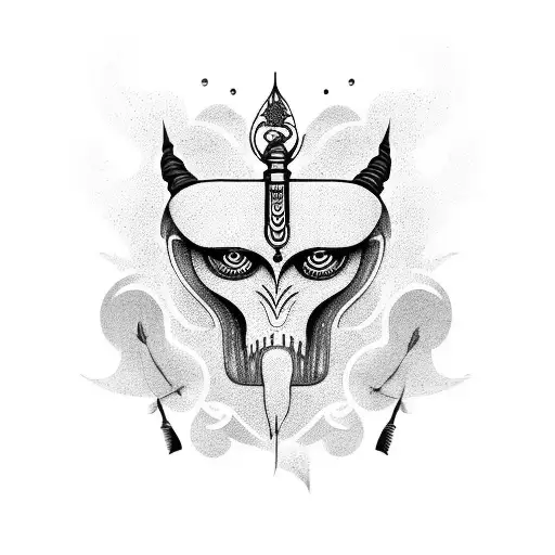 ojo de horus tattoo design idea