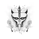 ojo de horus tattoo design idea