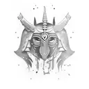 ojo de horus tattoo design idea