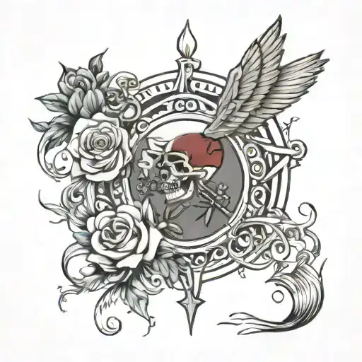  I will always honor thy father and thy mother  tattoo design idea
