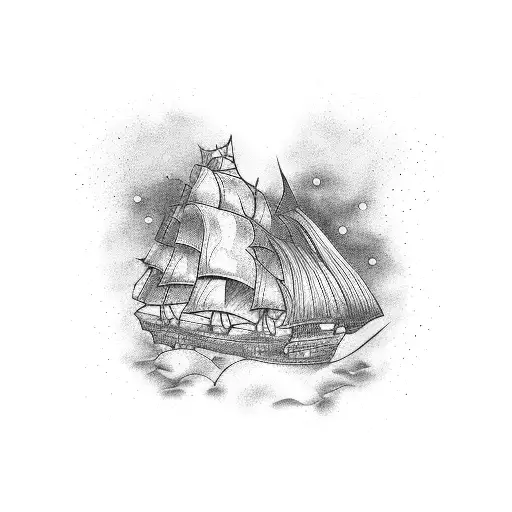 burn the ships tattoo design idea