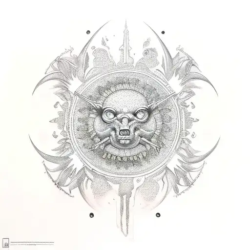 sol tattoo design idea