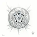 sol tattoo design idea