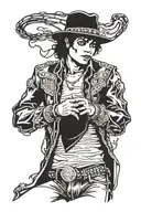 Dangerous Michael Jackson Album tattoo design idea