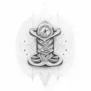  serenity prayer tattoo design idea