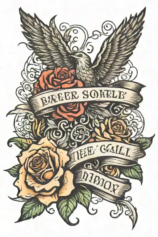 bible scripture tattoo design idea