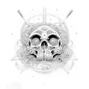 dios del tiempo tattoo design idea