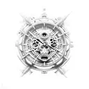 dios del tiempo tattoo design idea