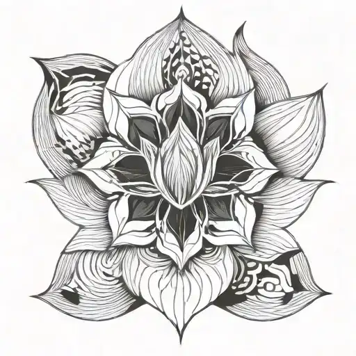 lotus Luka Émilie Gaston tattoo design idea