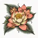 lotus Luka Émilie Gaston tattoo design idea