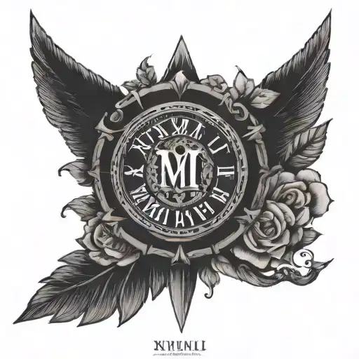 roman numerals II VIII MMVIII tattoo design idea