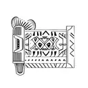 accordion with heartbeat tattoo design idea