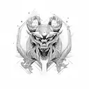 Muscle car tattoo design idea