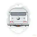 Airstream Camper big front window  tattoo design idea