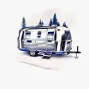 Airstream Camper big front window  tattoo design idea