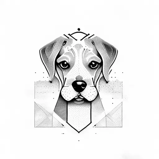 beagle  tattoo design idea
