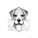 beagle  tattoo design idea