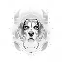 beagle  tattoo design idea