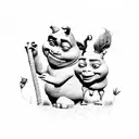 shrek   tattoo design idea