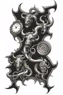 taurus libra scorpio tattoo design idea