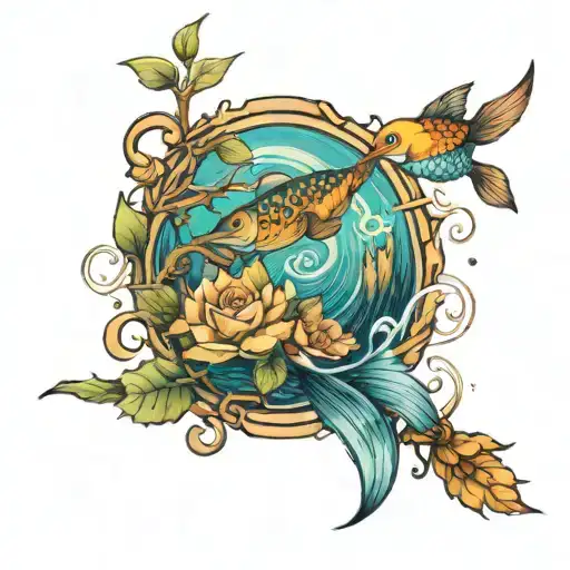 still water runs deep tattoo design idea