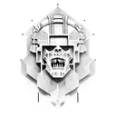 gladiator and julius caesar tattoo design idea