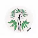 Fern Tree tattoo design idea