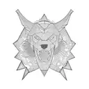 90s theme tattoo design idea