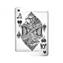 9 of hearts tattoo design idea