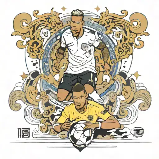 neymar vapor 13 tattoo design idea