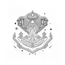 UFO Navy tattoo design idea