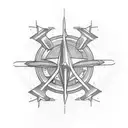 UFO Navy Helo tattoo design idea